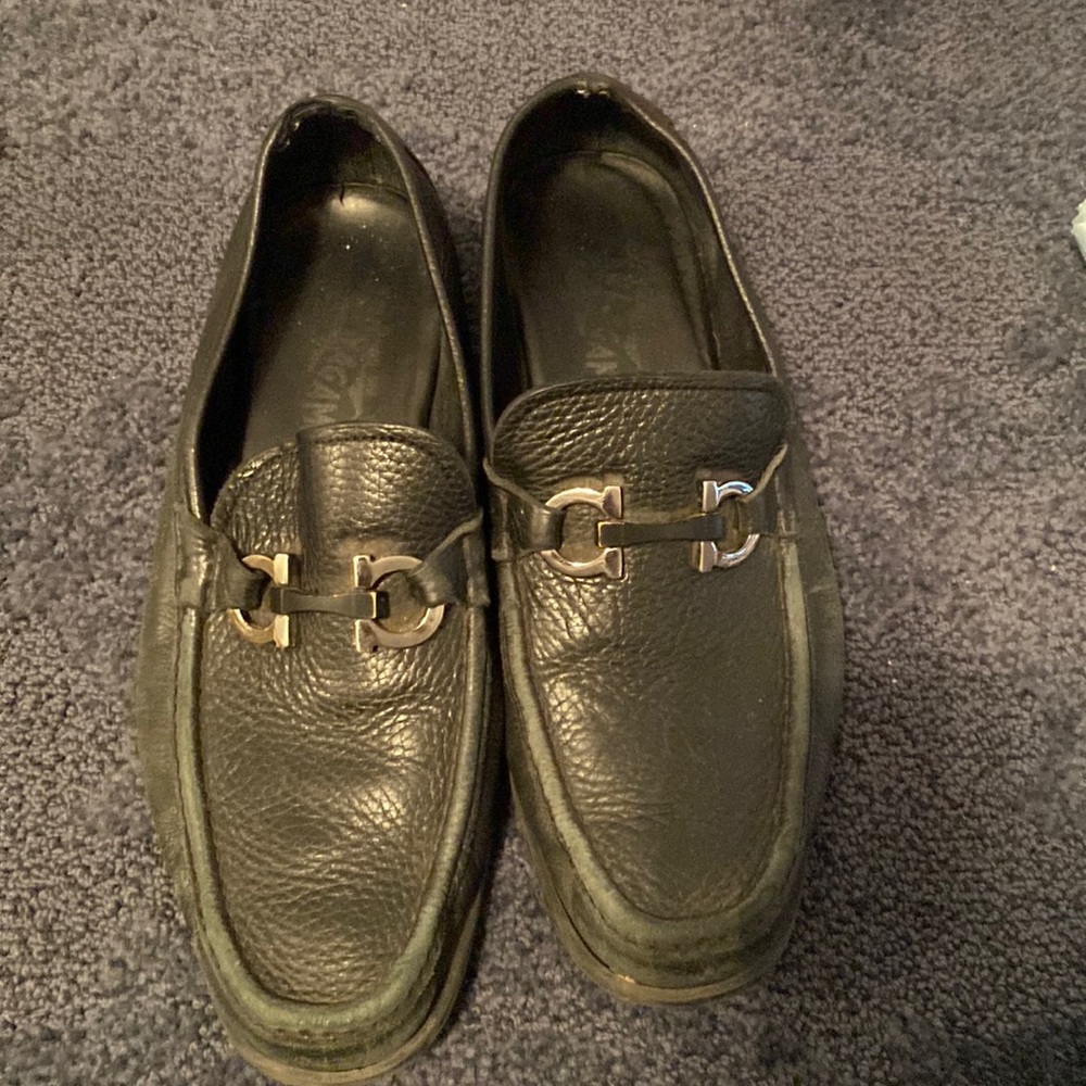 Mens Salvatore Ferragamo 8.5 EEE Black shoes